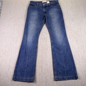 Vintage Gap Long and Lean bootcut Flare Jeans Women's 8 Made in USA Y2K Denim